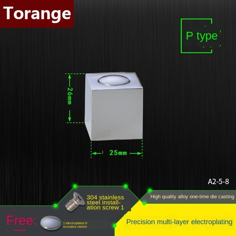 Faucet handle switch handle accessories triangle valve small spout dish basin single cold quick open valve core handwheel: P