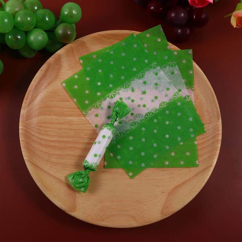 500 pièces épaissi alimentaire Nougat emballage papier huile papier bonbons sucre cire papier bricolage fait à la main fête matériel