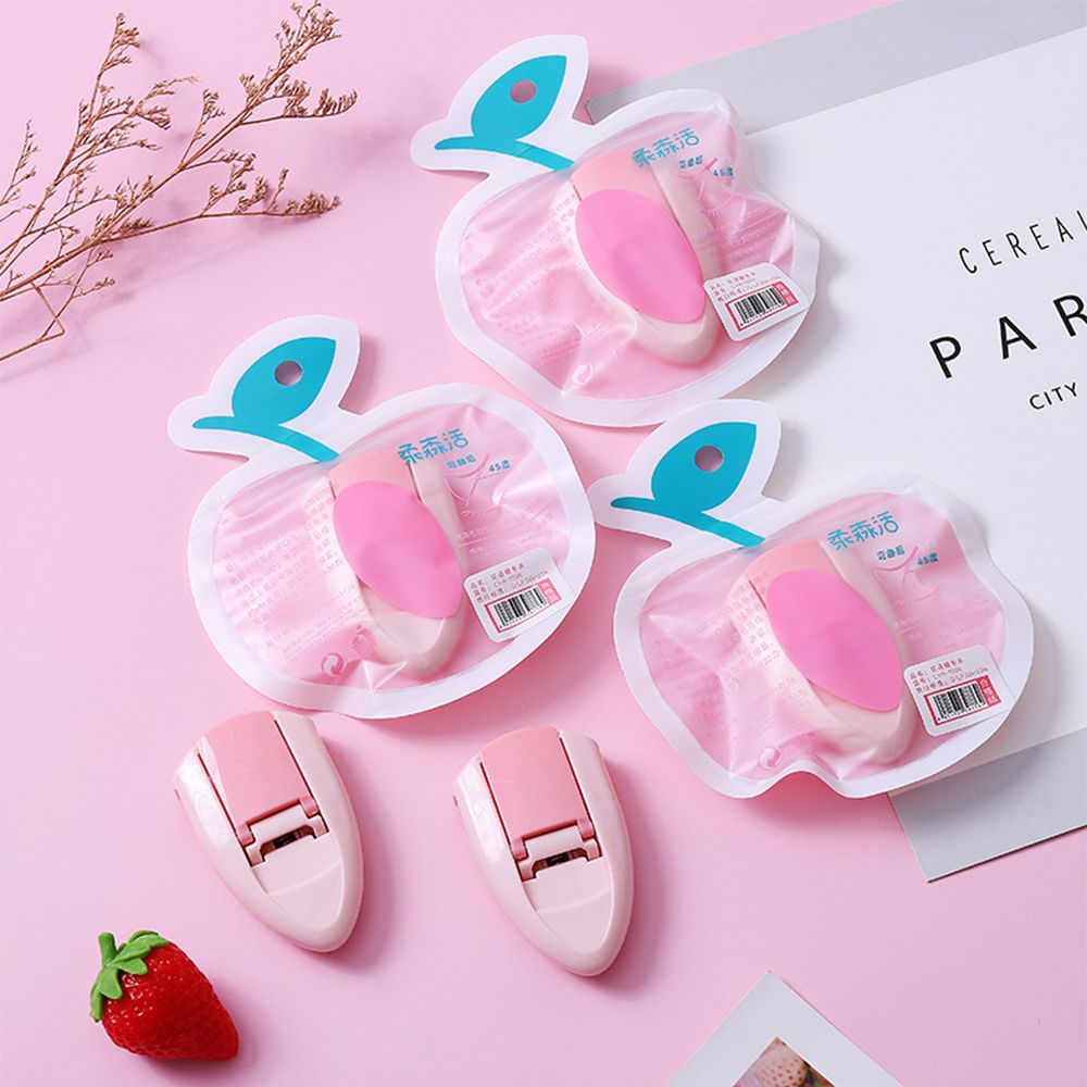 Mini recourbe-cils rose Portable, Clip pour recourber les faux cils, Extension, cosmétique, beauté, outils de maquillage, accessoires: E