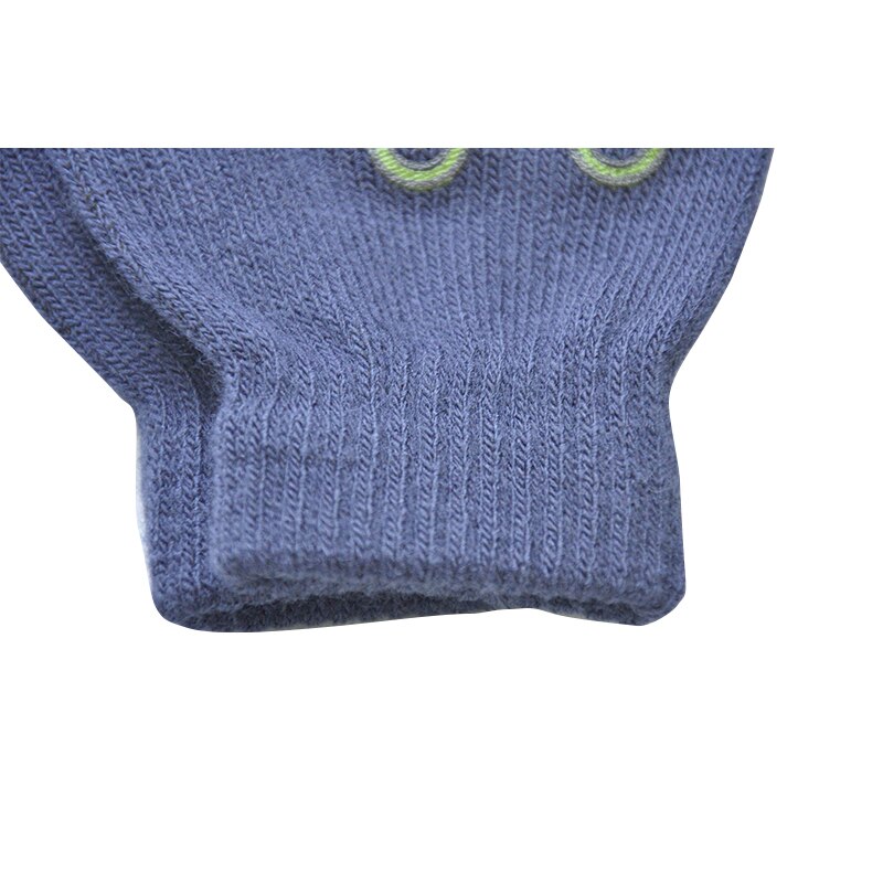 Crianças inverno quente luvas for1-5years meninos e meninas venda quente bonito pequeno caminhão de construção padrão criança macio malha luvas