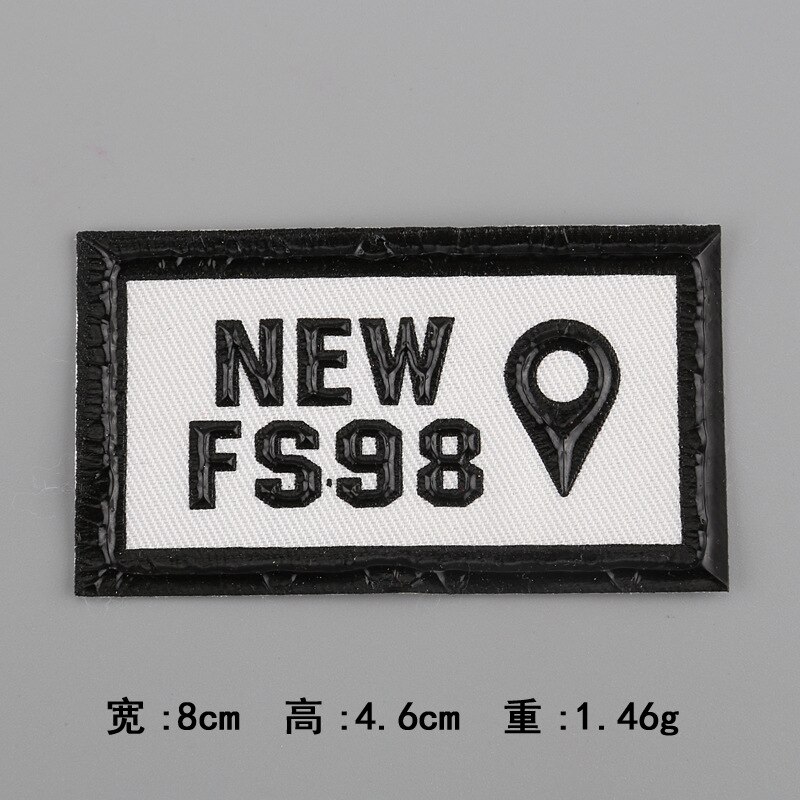 Parche de ropa accesorios decorativos coloridos insignia etiqueta letra sarga elementos Retro: a