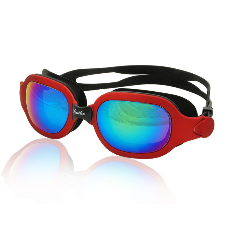 Gafas de sol profesionales antiniebla para mujer, lentes de natación impermeables, máscara de buceo, novedad