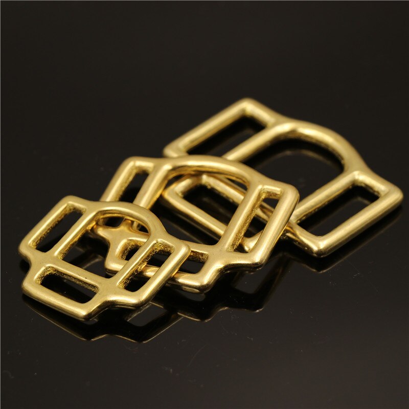 Solid Brass 3-Sided Square Buckles For Horse Halter & Bridle Hardware