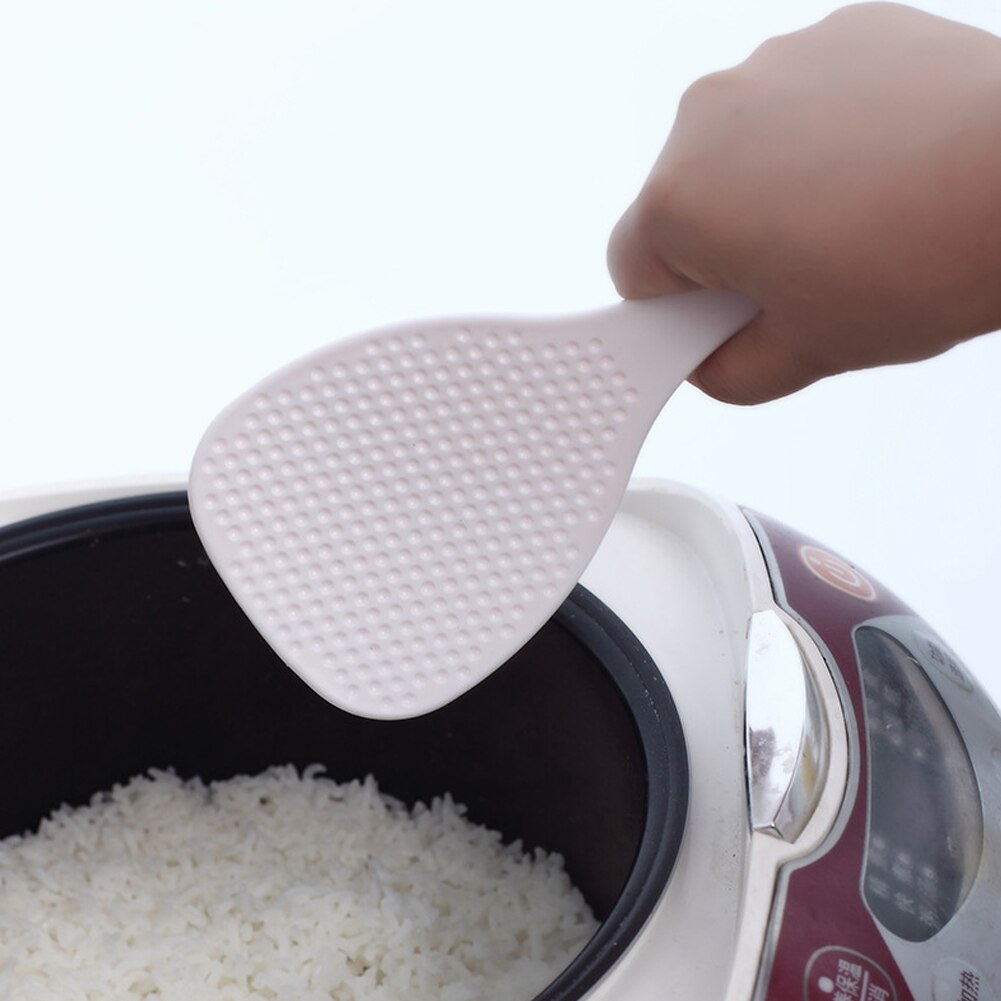 Cuillère à riz en plastique, palette de riz domestique, spatule de cuisine, antiadhésif, cuillères de service, ustensile de cuisine, outils résistants à la chaleur