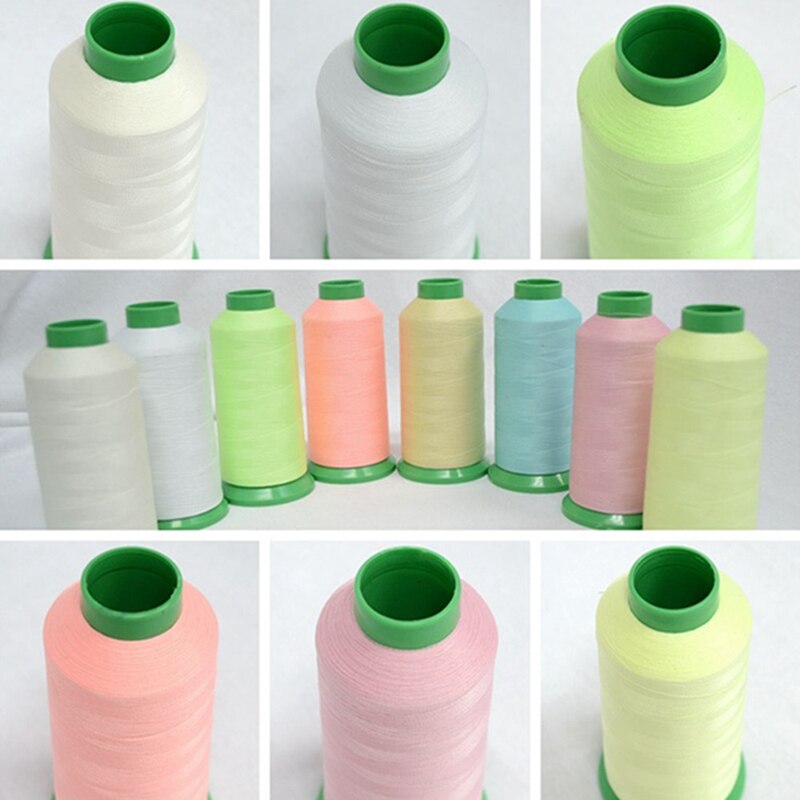 1000 Yards Luminous Glow In The Dark Sewing Machine Embroidery Threads Craft Patch Steering-wheel Sewing Handmade Accessories