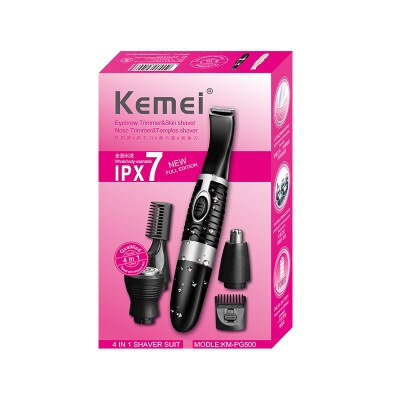 Kemei km -pg500 tondeuse neus wenkbrauw scheermes beautyset
