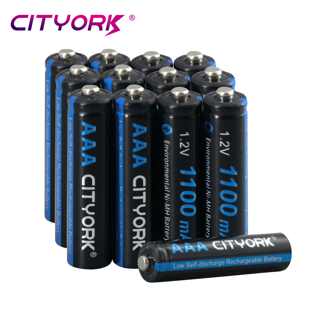 CITYORK 1,2 V AA AAA batería recargable NIMH NI-MH + 8 ranuras LED cargador rápido de batería inteligente para baterías NIMH AA AAA de 1,2 V
