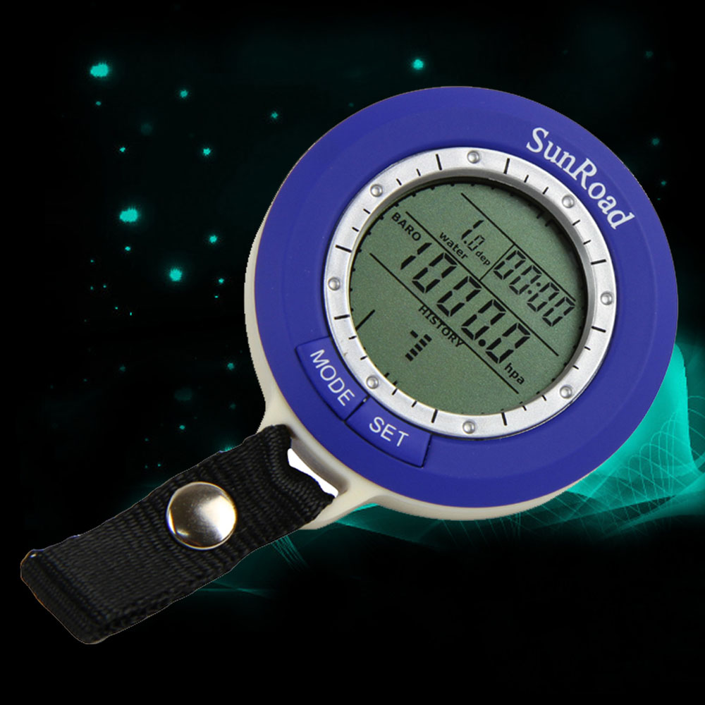draussen Angeln Barometer Multi-funktion Sunroad SR204 Mini LCD Digital Angeln Barometer Höhenmesser Thermometer Wasserdicht