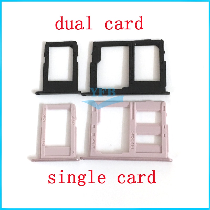 SIM Card Tray Holder Micro SD Card For Samsung Galaxy J5 J7 pro J530F J530 J730F J730 Single Dual Card Holder Slot Adapter