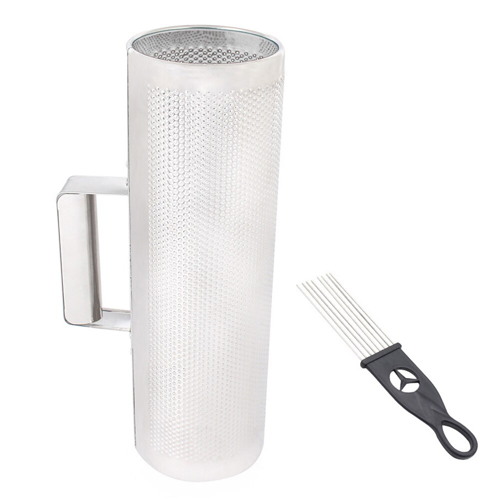 Instrumento de Guiro de acero inoxidable con raspador, herramienta Musical de percusión latina, instrumento Musical