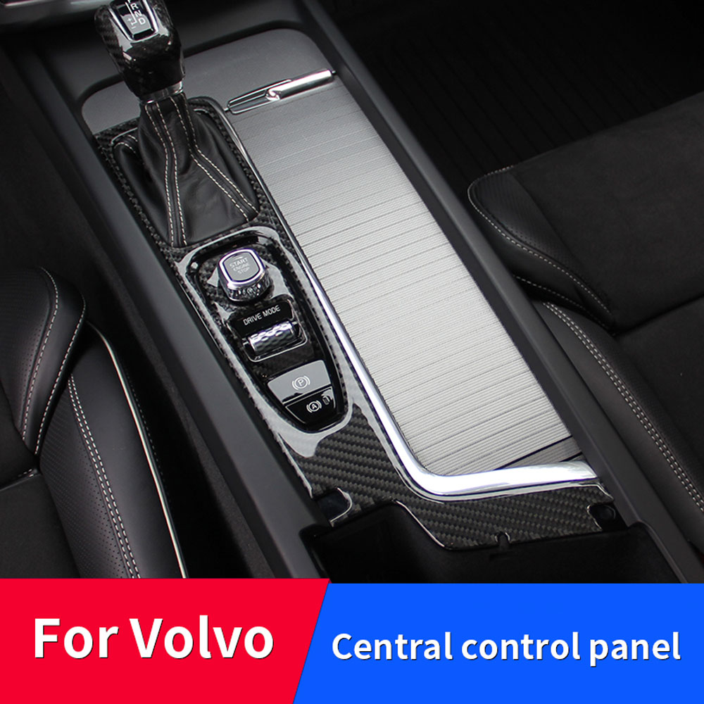 Voor Volvo V60 S60 XC60 Auto Interieur Center Console Beschermende Film Anti-Kras Reparatie Film Carbon Fiber Auto Accessoires refit