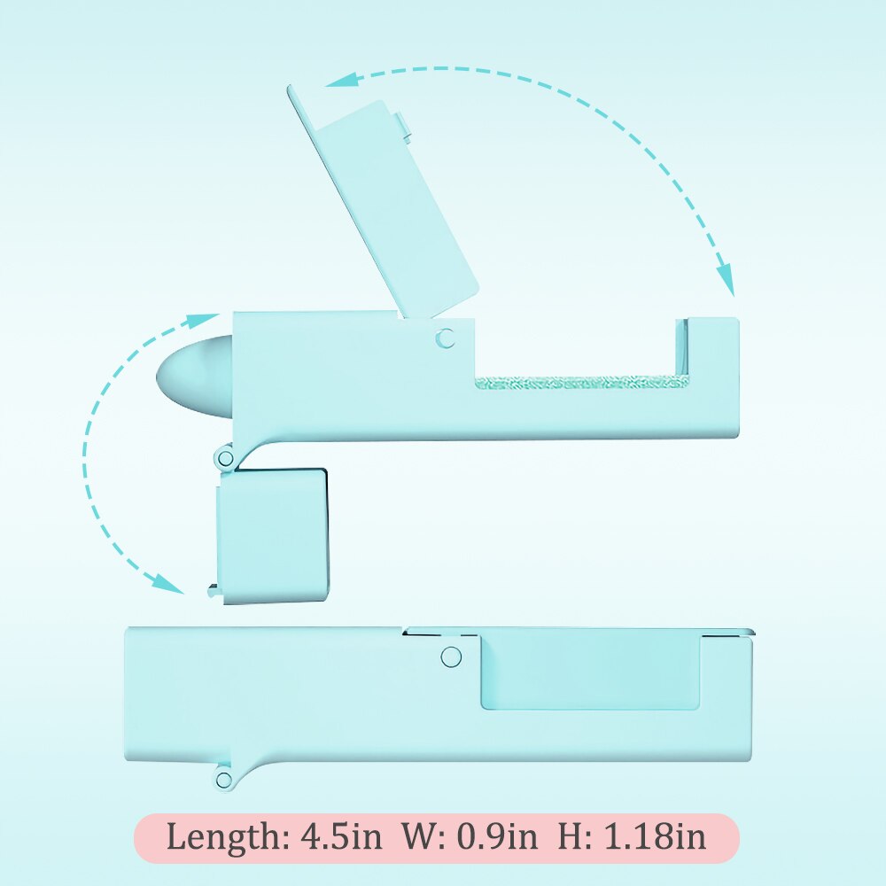 Reusable No Touch Anti Epidemic Open Door Disinfectant Tool Elevator Press Stick Artifact Anti-virus Avoid Contacting Tool: 1Pcs Tool Blue