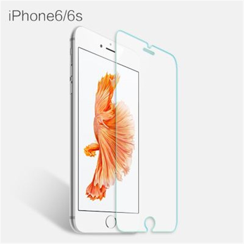 4.7 Inches Premium Real Tempered Glass Screen Protector Case HD Permeability Cover Film Screen Guard Saver Glass For IPhone 6 6S: Default Title