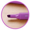 mini highlighter maling tusj tegning flytende kritt brevpapir skolekontor rekvisita 1 stk: Lilla