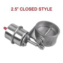 2.5&#39;&#39; 63mm Exhaust Control Valve Vacuum Actuator Open Style Cutout Downpipe