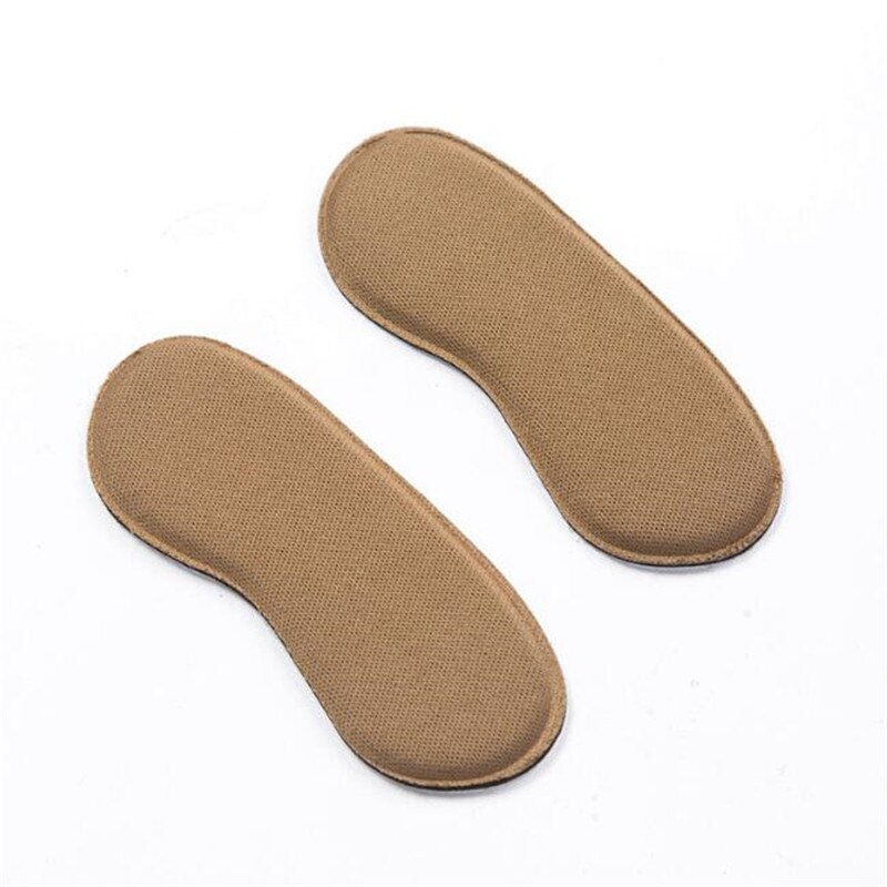 1 par Durable T-forma hilo más grueso en la parte posterior del pie ropa engomada alta tacones suave antideslizante de zapato cojín Accesorios: brown