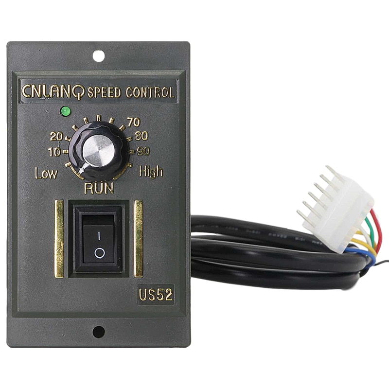 US-52 220V 6W 15W 25W 40W 60W 90W 120W 180W 200W 250W AC Motor Speed Controller AC Regulator Motor Control Foreward Backward