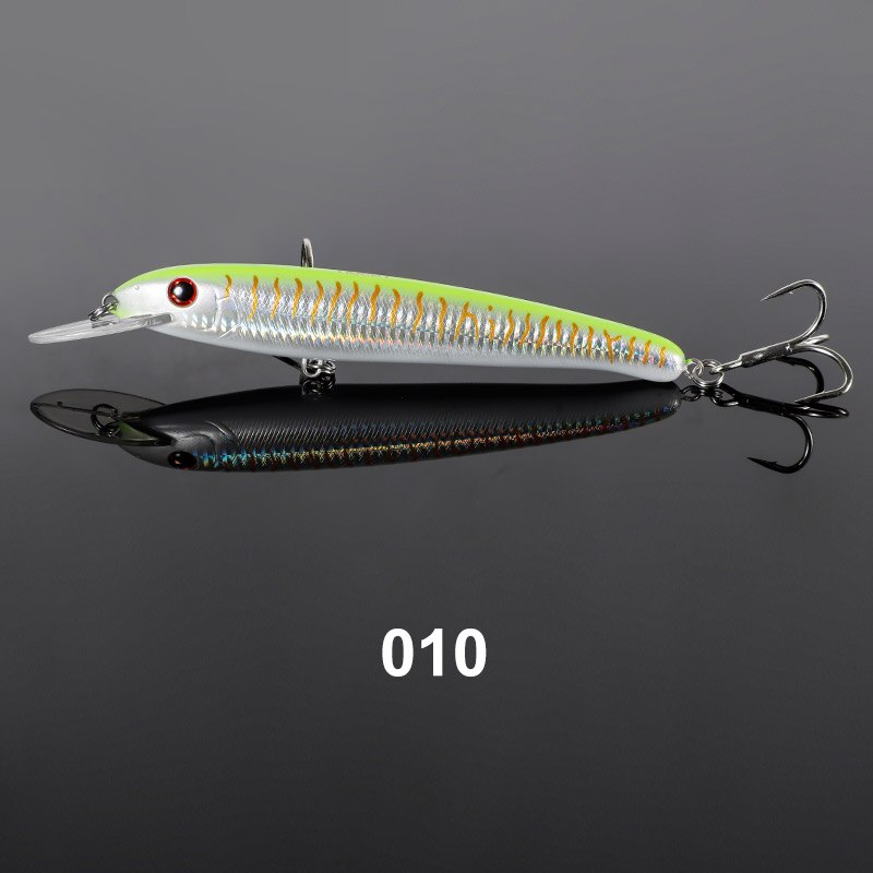 Noeby trolling lokker 180mm 48g flydende minnow dyb dykker fiskeri lokker stor cast trolling hård lokkemad til tun fiskegrej: 010