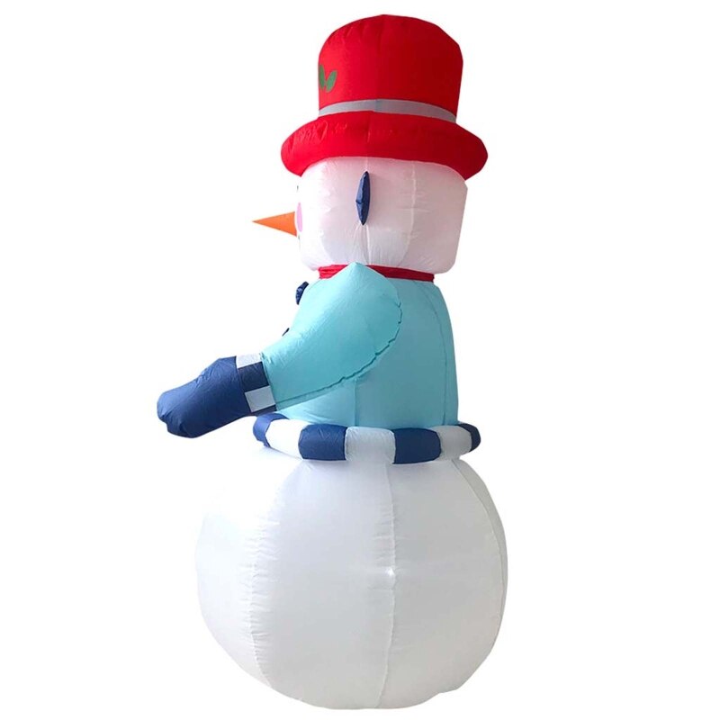 1.8m LED Air Inflatable Christmas Snowman Figure Blower Indoor Outdoor Decor Toy 1XCD