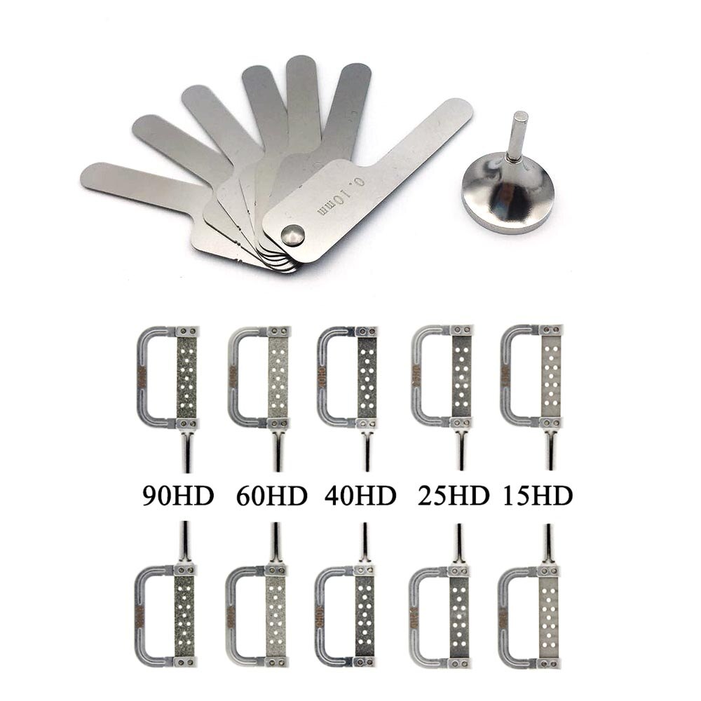 Dental reciprocating interproximal stripping orthodontic tools 4:1 contra angle low speed reduction polishingkit