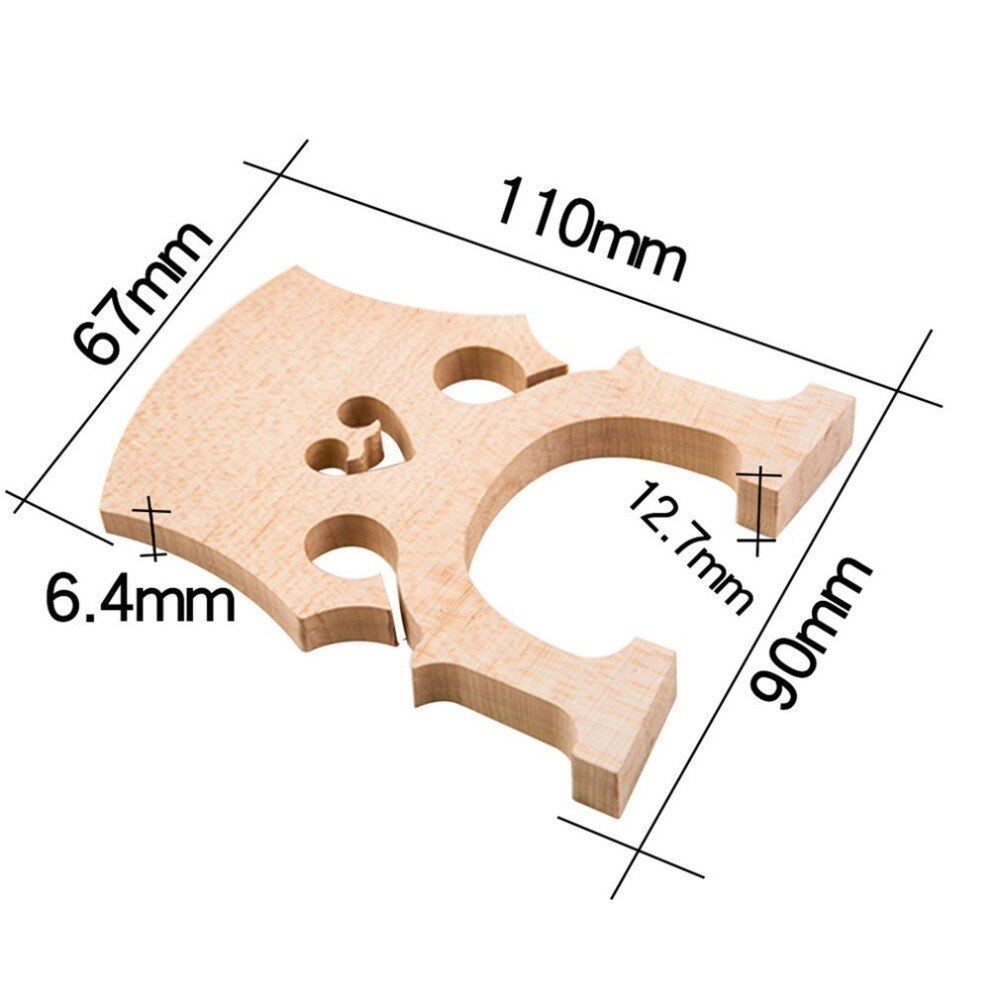 Chevalet De Violoncelle En érable 4/4 - Accessoire De Remplacement Pour Améliorer La Sonorité, Installation Facile - 8