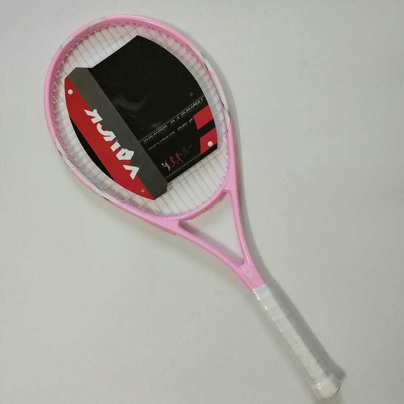 Mannen En Vrouwen Amateur Intermediate Tennisracket Samengestelde Carbon Tennisracket Hoge Dichtheid Koolstof Nanodeeltjes Hoogwaardige