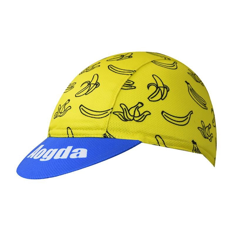 Quick Drying Printed Cycling Cap Bicycle Breathable Sunshade Sweat Absorbent Polyester Under Hat: A2