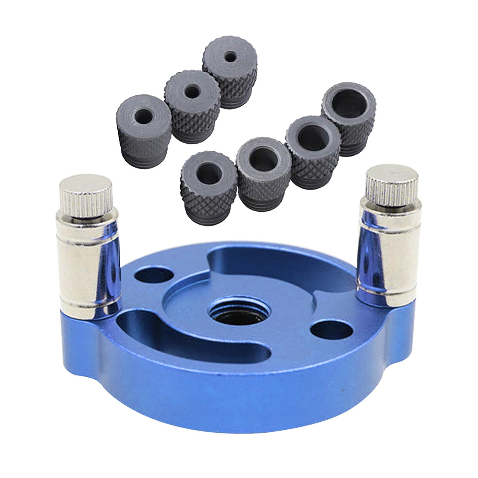 Verticale Zelfcentrerende Deuvel Jig Kit 2/3/4/5/6/8/10Mm verticale Perforator Boor Bussen Pocket Locator Voor Houtbewerking Beuken