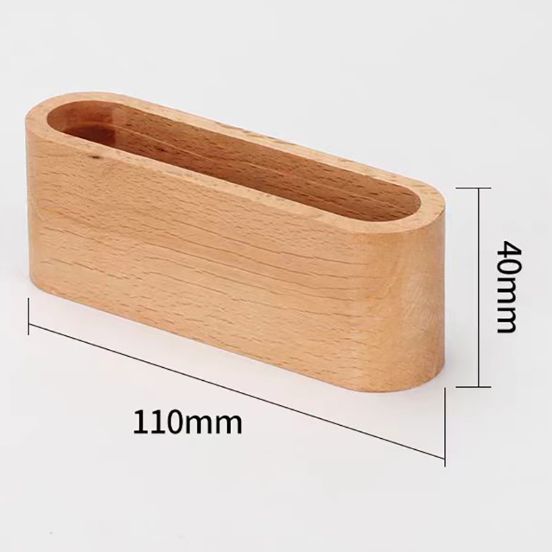 Business Card Holder Wooden Organizer Office Desk Name Card Display Stand With Pen Slot Memo Pad Cards Stand Card Holder Storage