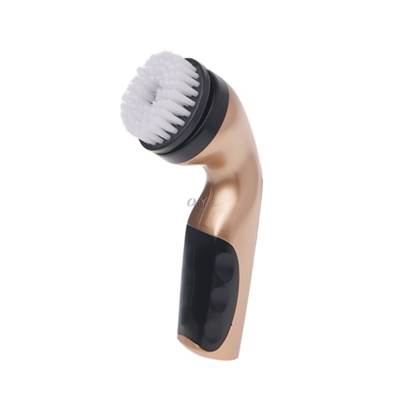 Electric Shoe Polisher & Cleaner - Portable Handheld With Multiple Brush Heads For Leather, Bags & Car Seats