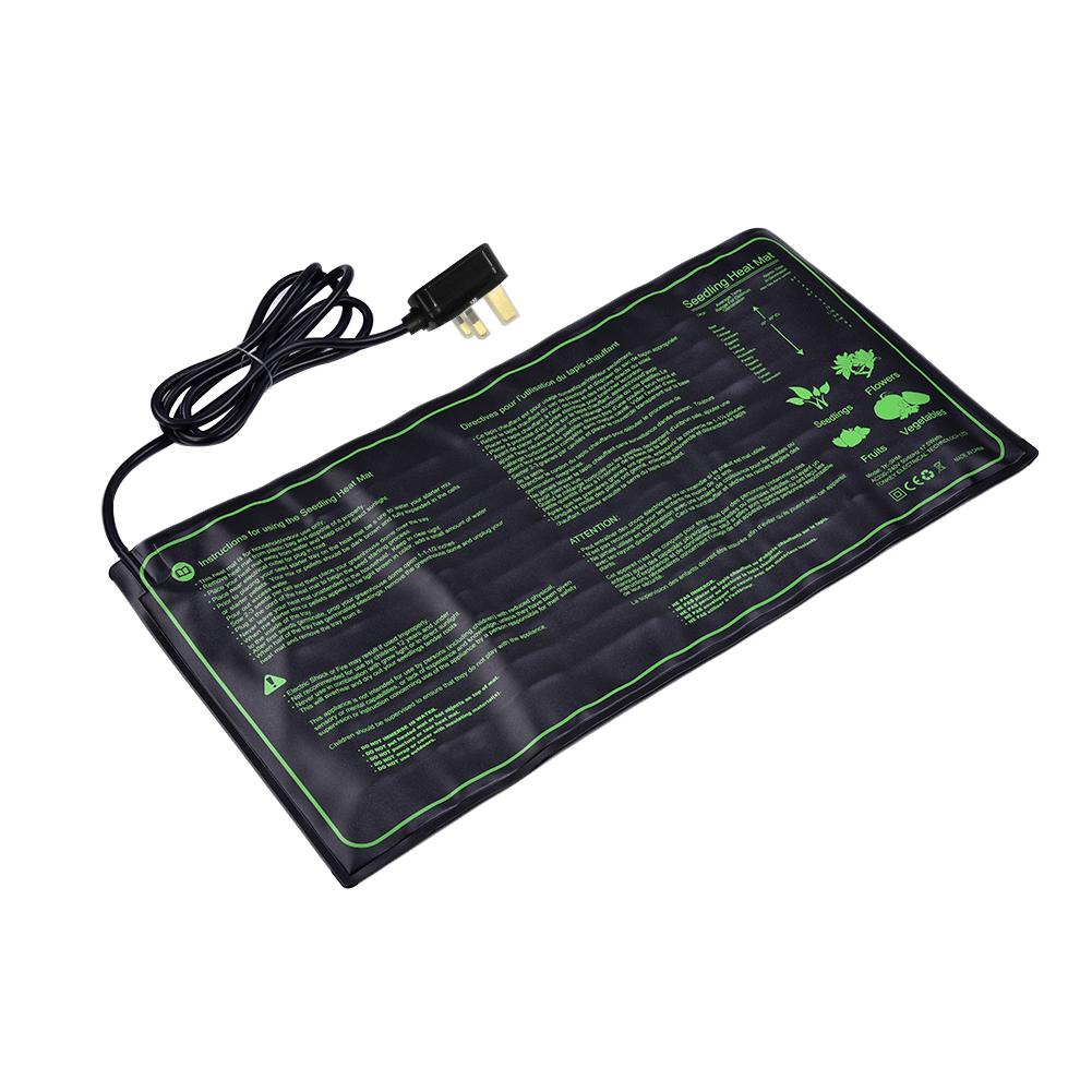 18W Seedling Heating Pad 20.75x10 Inch Plant Seed Germination Propagation Clone Starter Pad Garden Supplies US/UK/EU Plug