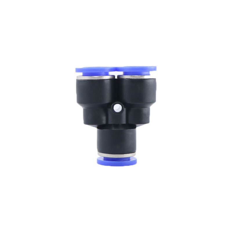 Connecteur de raccord pneumatique, tube de type Y, 3 voies, joint à pression rapide, PY-6 PY-4 PY-8 PY-10 PY-12, 1 pièce