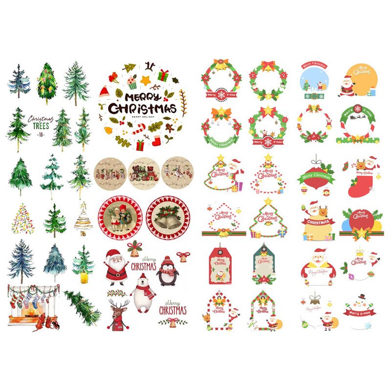 Pegatinas de decoración precortadas coreanas, organizador de escritorio, suministros escolares, accesorios de oficina, 1 Uds.
