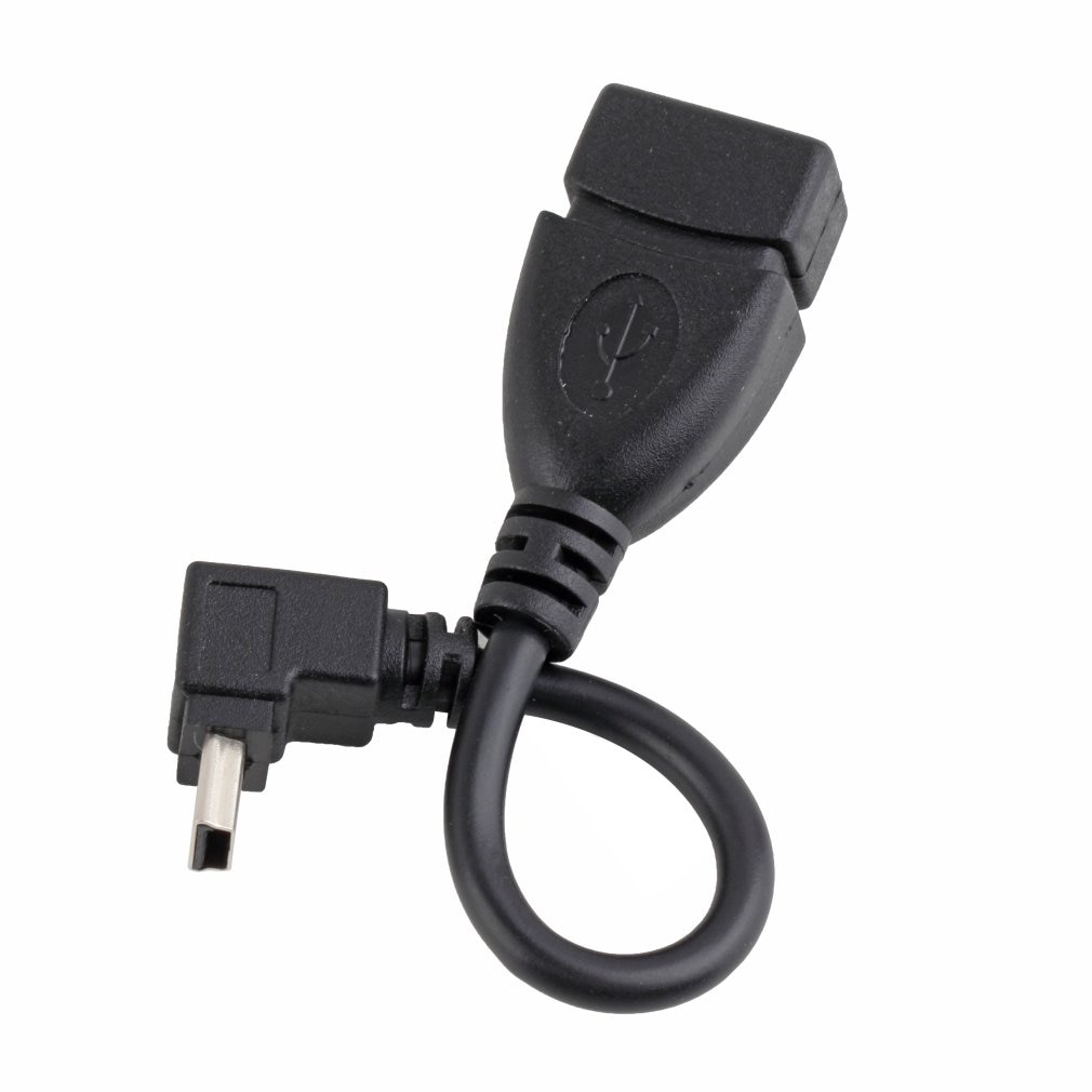 1 Pcs 10 Cm Usb A Female Naar Mini 5P Usb B Male Conversie Adapter Otg Kabel tot 480Mbps Omhoog