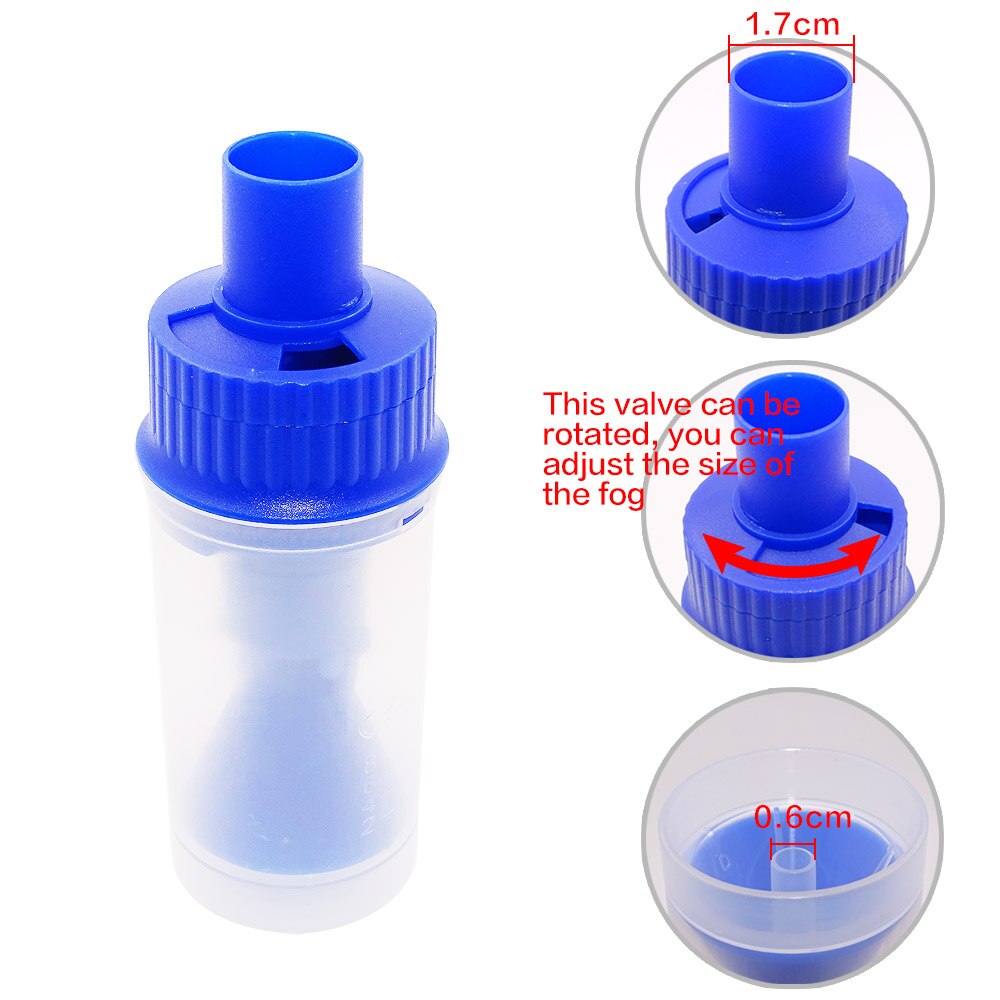 8Ml Geneeskunde Verstoven Gezondheidszorg Inhaleren Vernevelaar Nebulizader Kinderen Volwassen Oplaadbare Automizer Tank Cup Spuit