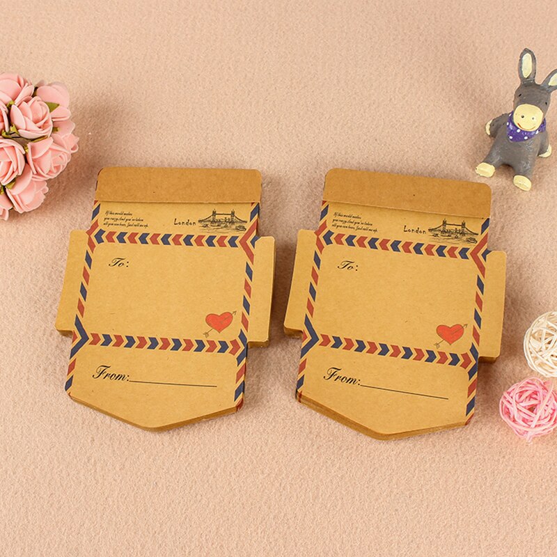 45pcs Cute Kraft Paper Envelope Memo Pads Papeleria Kawaii Stationery Planner Sticky Notes School Office Message Writing Card