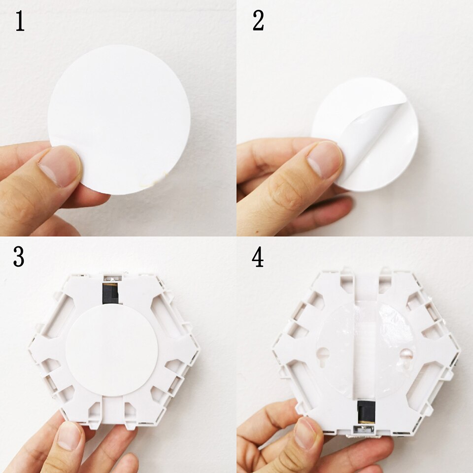 RGB LED Touch light Seven color Festival light night lamp Sensitive Lighting for bedroom living room Wall touch LED light