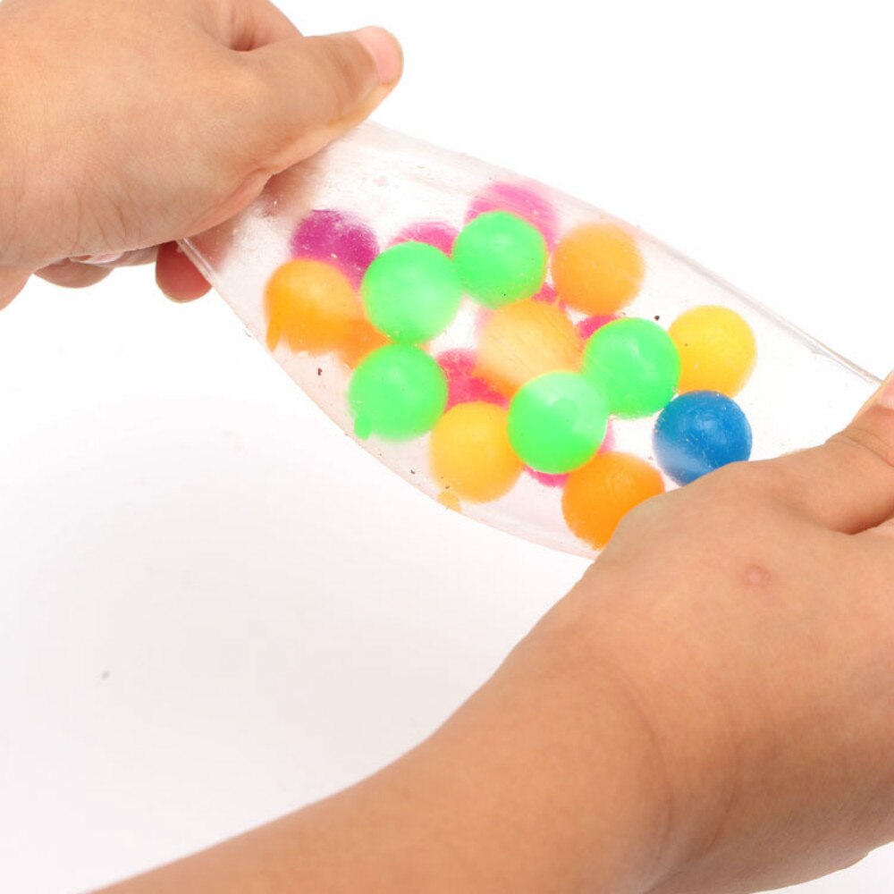 1 Pcs Sensory Stress Reliever Ball Toy Autism Squeeze Anxiety Fidget Decompression Relaxation Massage Tool