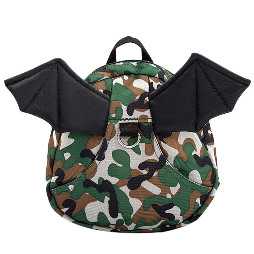 Sac à dos multifonction en toile pour bébé, avec sangle de sécurité anti-perte, harnais et laisse pour bébé: Camouflage