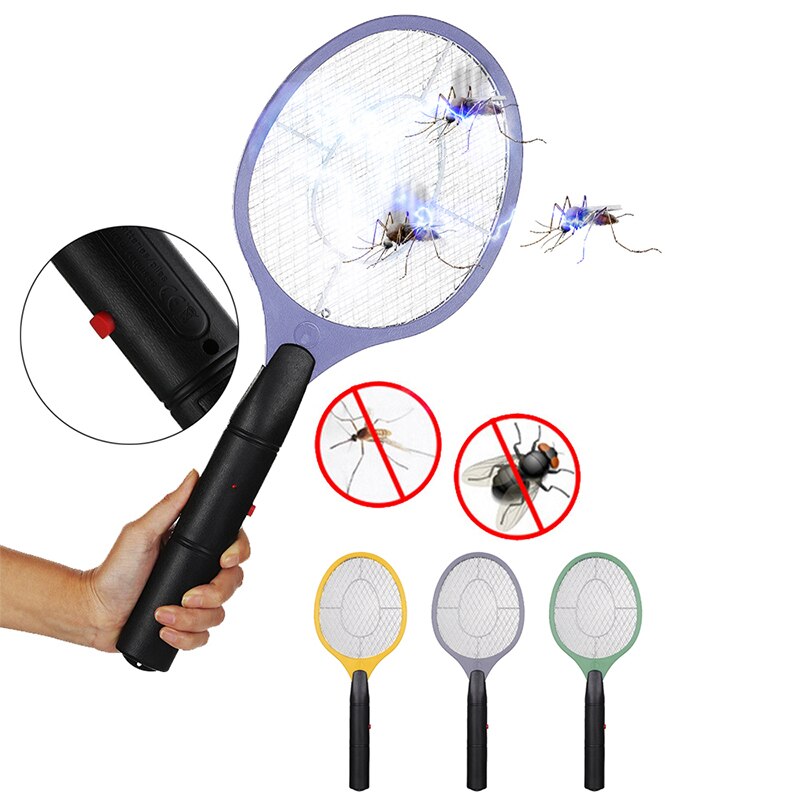 Elektrische Vliegenmepper Thuis Vliegenmepper Mosquito Bug Zapper Doodt Muggen Veiligheid Anti Mosquito Bug Mesh Draadloze Gebruik AA Batterij