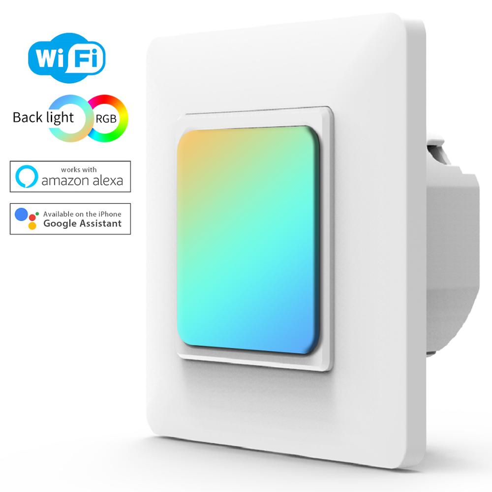 [Verbeterde] Waligh Elighter-Smart Wifi Lichtschakelaar En Smart Led Backlight, compatibel Met Alexa En Google Thuis