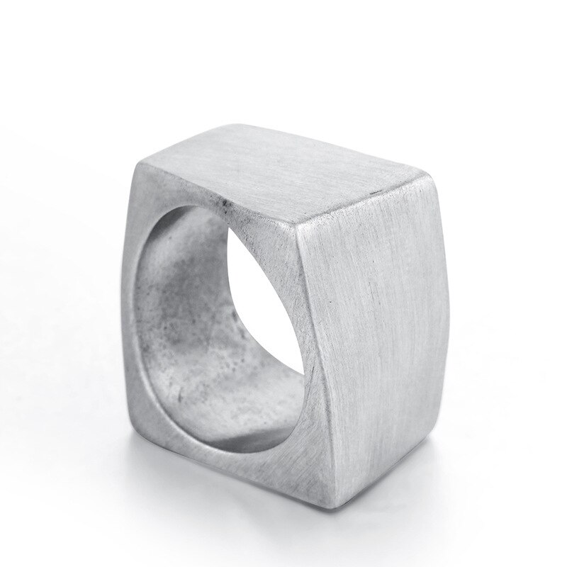 Onlysda Rvs Viking Ring Vintage Hamer Retro Punk Sieraden Vinger Man Liefde Sieraden OSR194