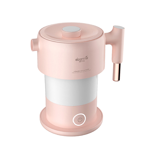 Deerma 0.6L pliant Portable bouilloire électrique poche électrique bouteille d'eau Pot automatique hors tension bouilloire de Protection
