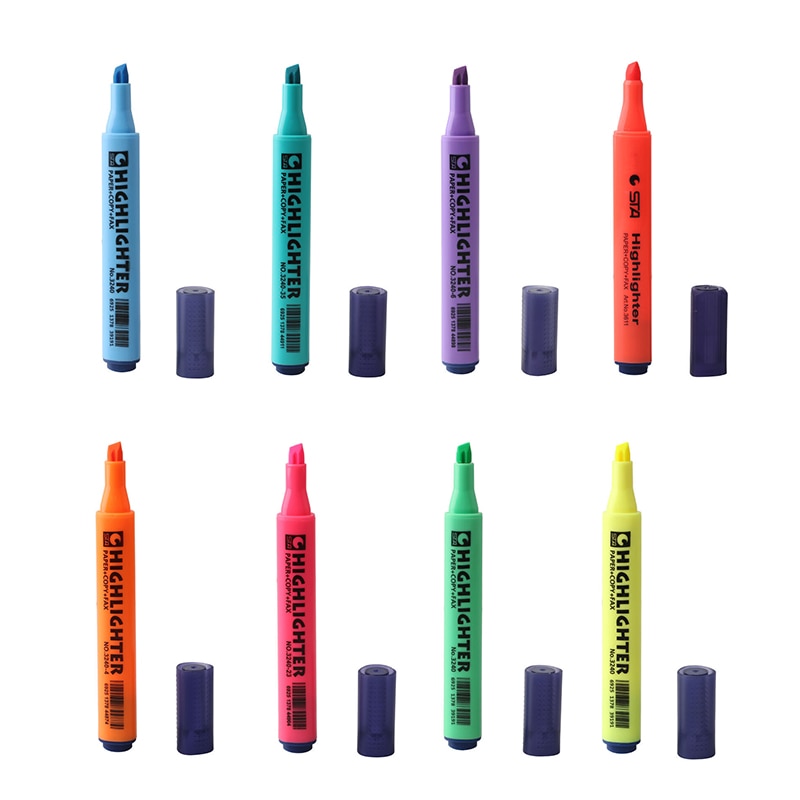 copy Marker high light pens red pink yellow promarkers fluorescent Sketch Markers Brush Pen Draw Manga Animation Art Supplies