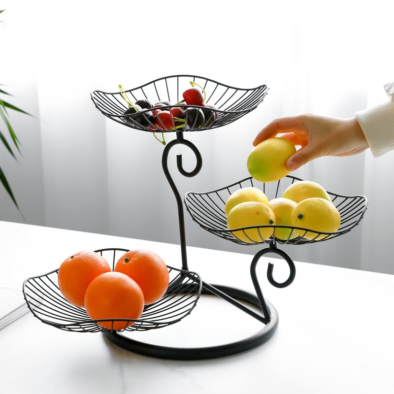 Fruitschaal Rvs Fruitschaal Snoep Plaat Fruit Opbergvak Fruit Lade Keuken Opbergrek Huishouden Fruitschaal