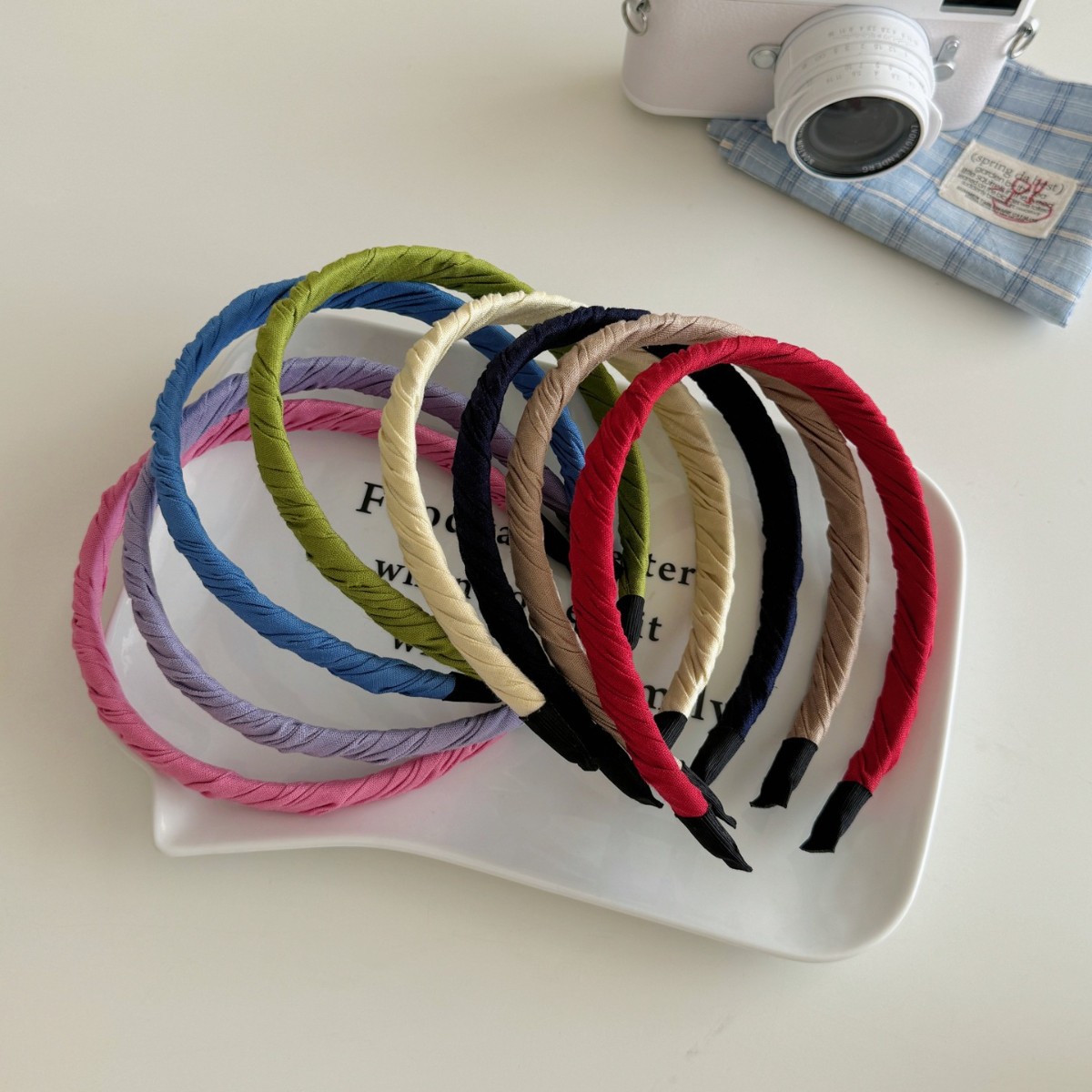 Colorful thin Fabric Wrapped Hairband Headband Hair Accessories Hair Jewerlery