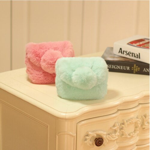 Children Kids Girls Cat Tassel Handbag Shoulder Messenger Bags Crossbody Wallet