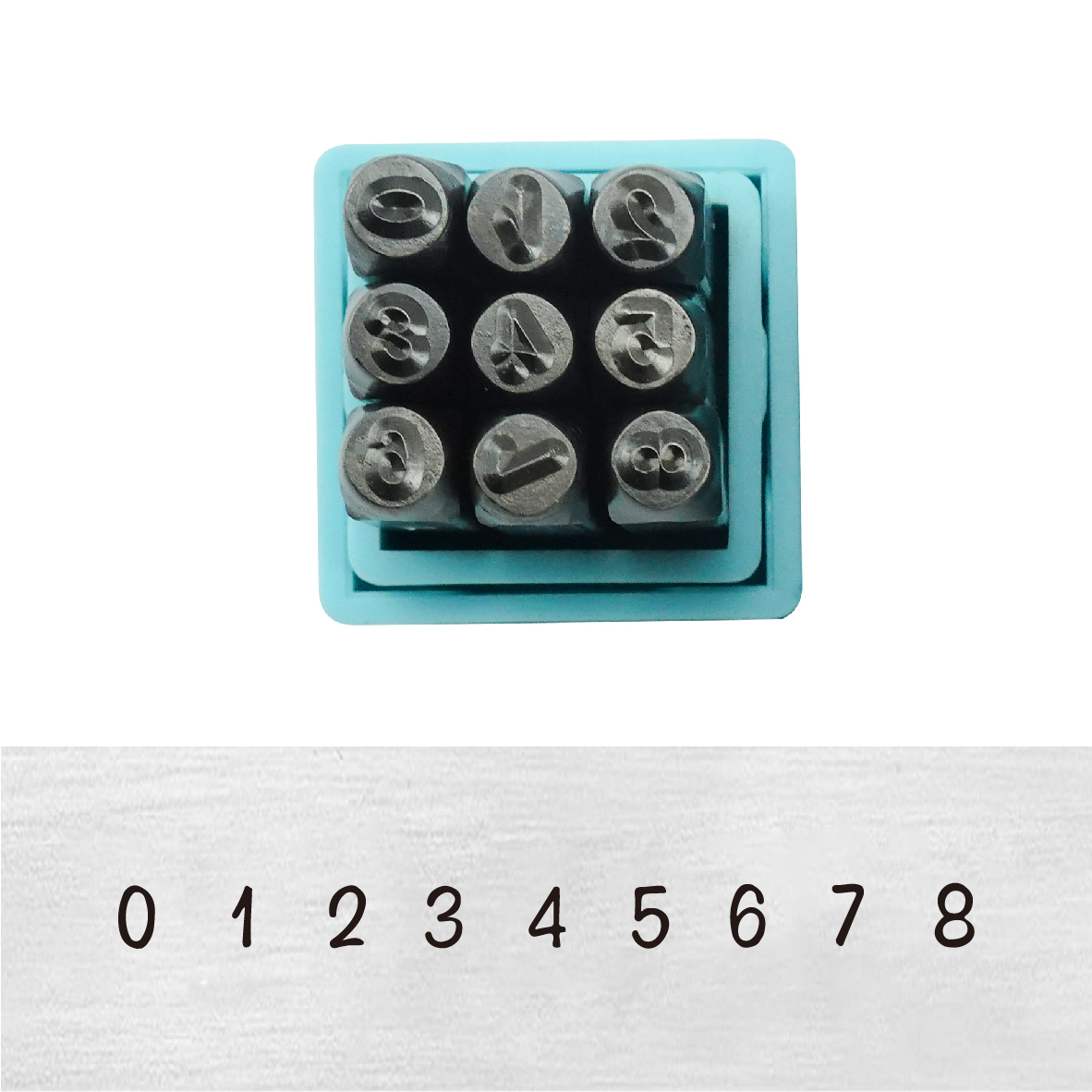 3mm metalstempler stålstempler metal stemplingssæt nummer bogstav alfabet metal stempling værktøjer til smykker guld læder logo stempler: 3mm tal sæt