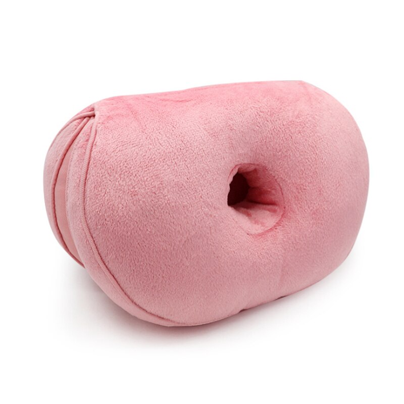 Dual Comfort Orthopedic Cushion Pelvis Pillow Lift Hips Up Seat Cushion Multifunction, for Pressure Relief: Pink