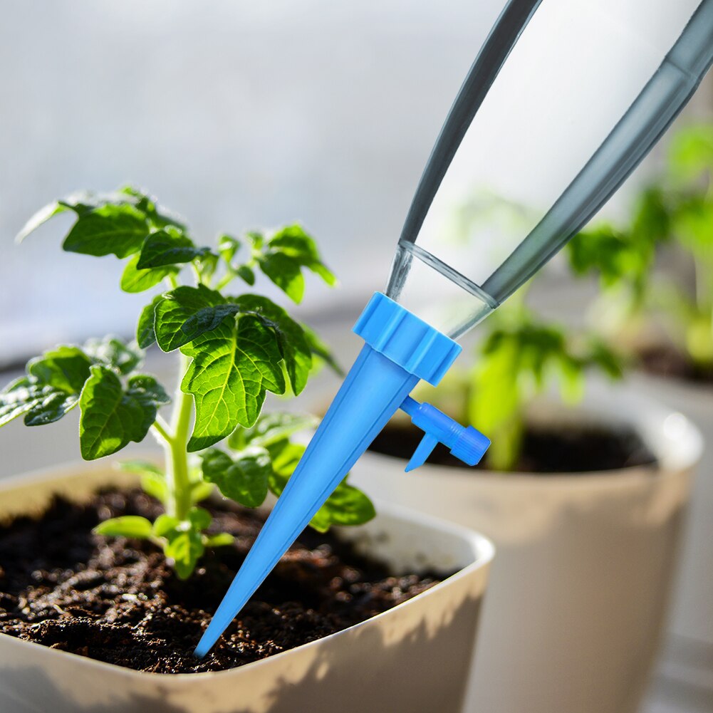 12pcs Bottle Dripper Drip Irrigation System Automatic Waterer Spike for Flower Plants Greenhouse Watering Device Garden Supplies